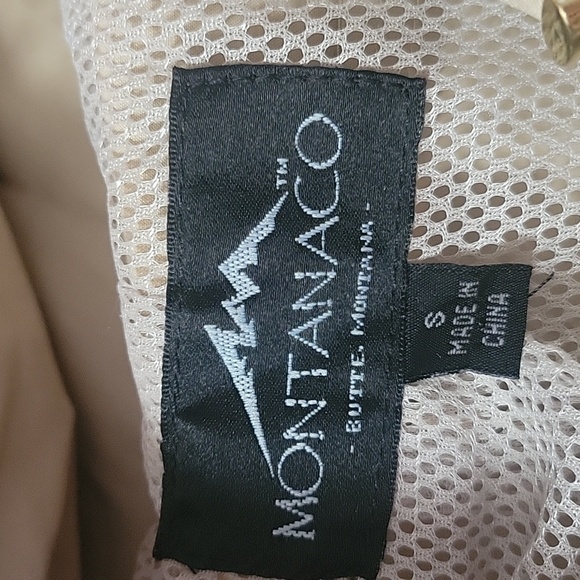 NWT Montanaco Women's Cream Hooded Zip-Up Jacket - Picture 4 of 6